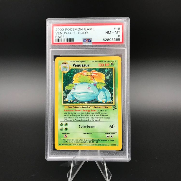 Venusaur holo Base 2 PSA 8 Kaufen auf Ricardo