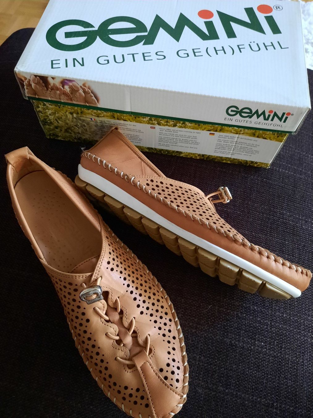 Scarpe da donna: Mokassin von Gemini, Leder, Gr.38, NEU! – Nuovo e nell'imballaggio originale da Allschwil venduto da saphira012 2