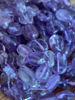 Strang echte light Amethyst Nuggets 8-10 mm