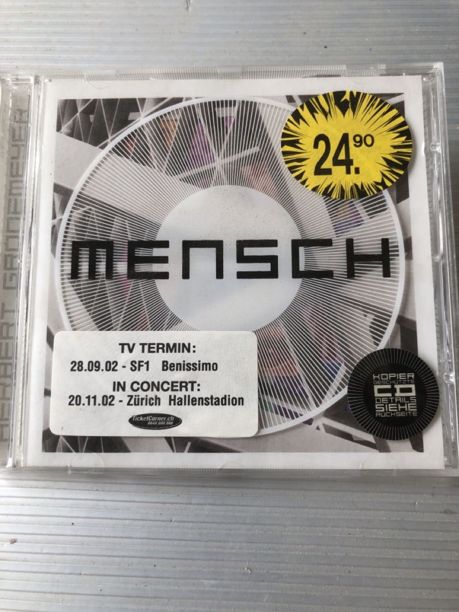 CD: Herbert Grönemeyer - Mensch  – Usato da Flaach venduto da rubo7
