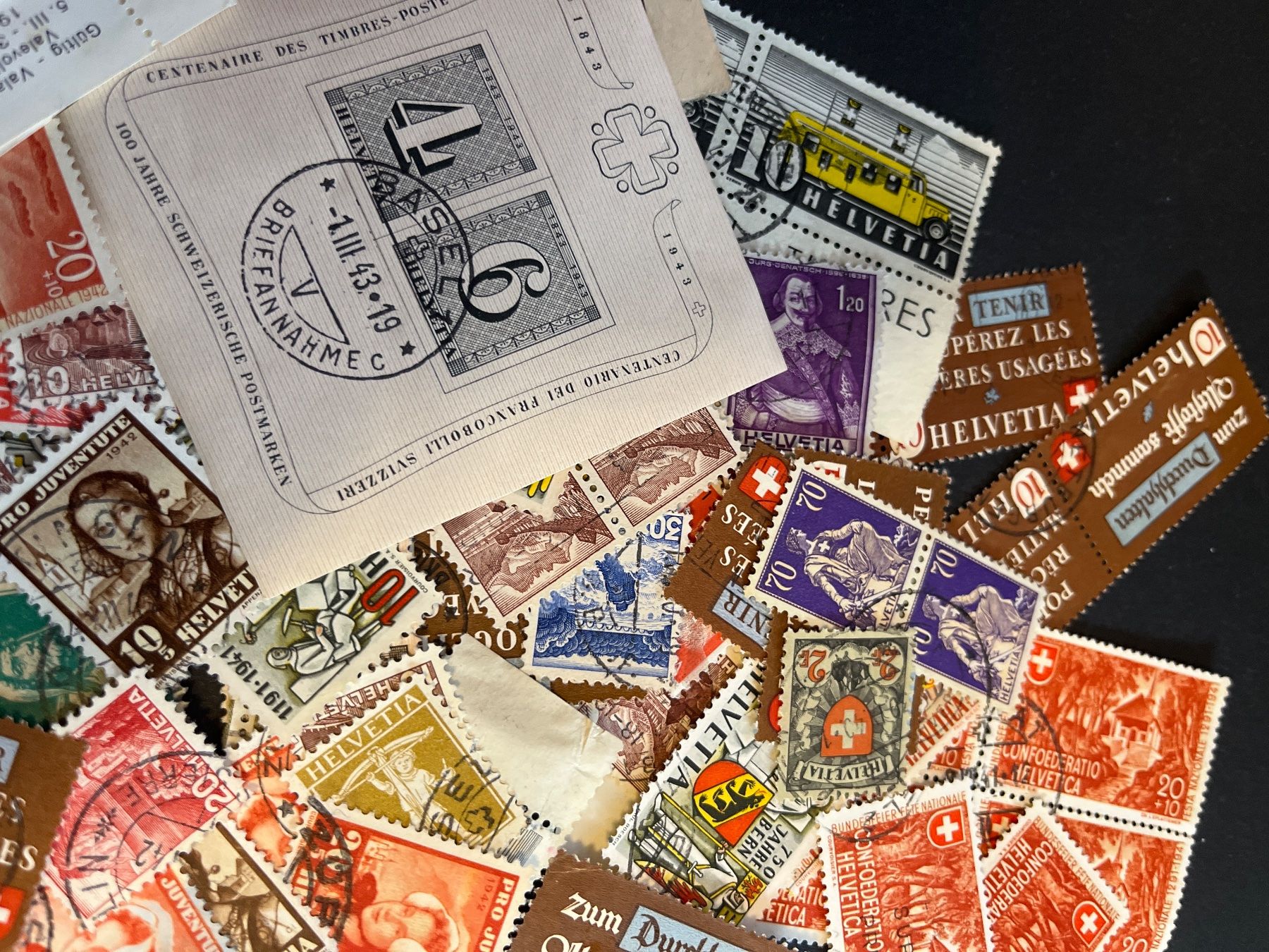 Tutti i francobolli: Briefmarken Lot ab Fr. 1.- – Usato da Dagmersellen venduto da wyss1982 1