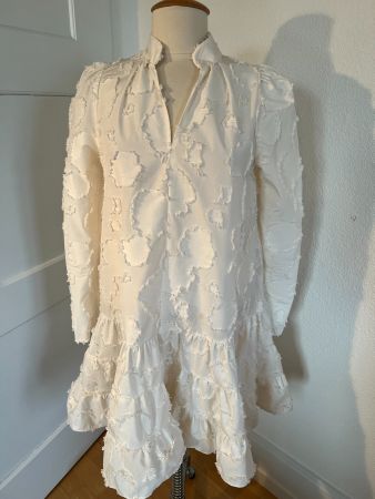 H&M Damen Kleid in Gr. XS/S, helles Beige, NEU