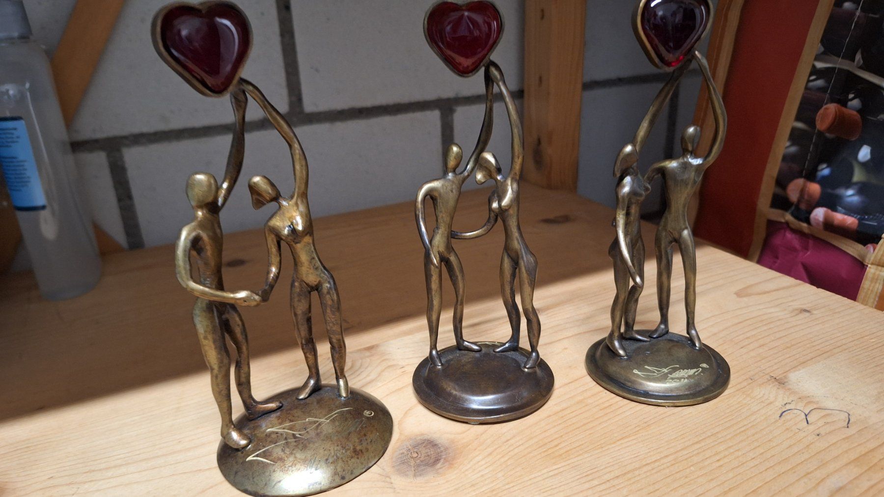 Skulpturen & Statuen: Liebespaar mit Herz. – Neu (gemäss Beschreibung) aus Müllheim Dorf von Sunnehus1 1