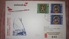 Swissair Zürich - Kuwait 10.07.1983