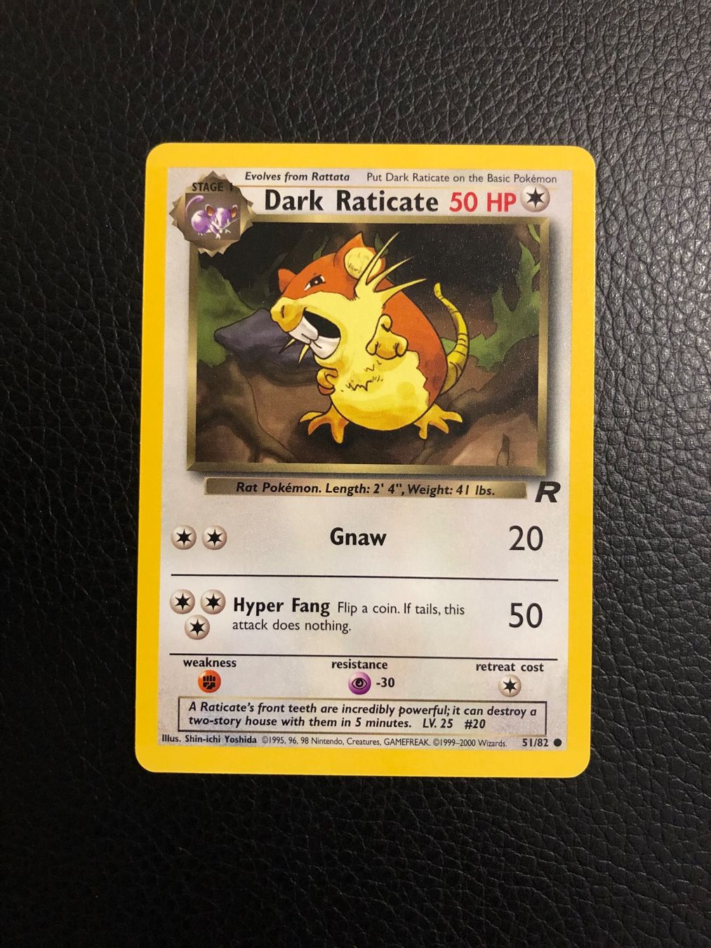 Team Rocket Dark Raticate 51/82 Ab 1 (Gebraucht) in Paradiso für CHF 2 ...
