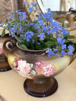 Paar Vasen mit Rosenmotiv Jugendstil - sehr dekorativ
