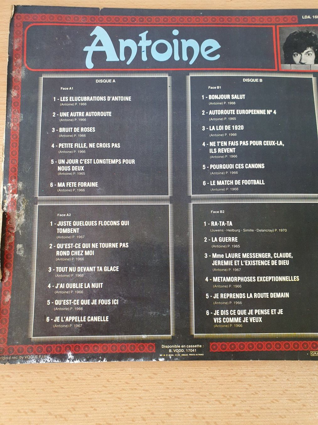 Schallplatten: Antoine – Gebraucht aus DOMDIDIER von ren_q2rz 1