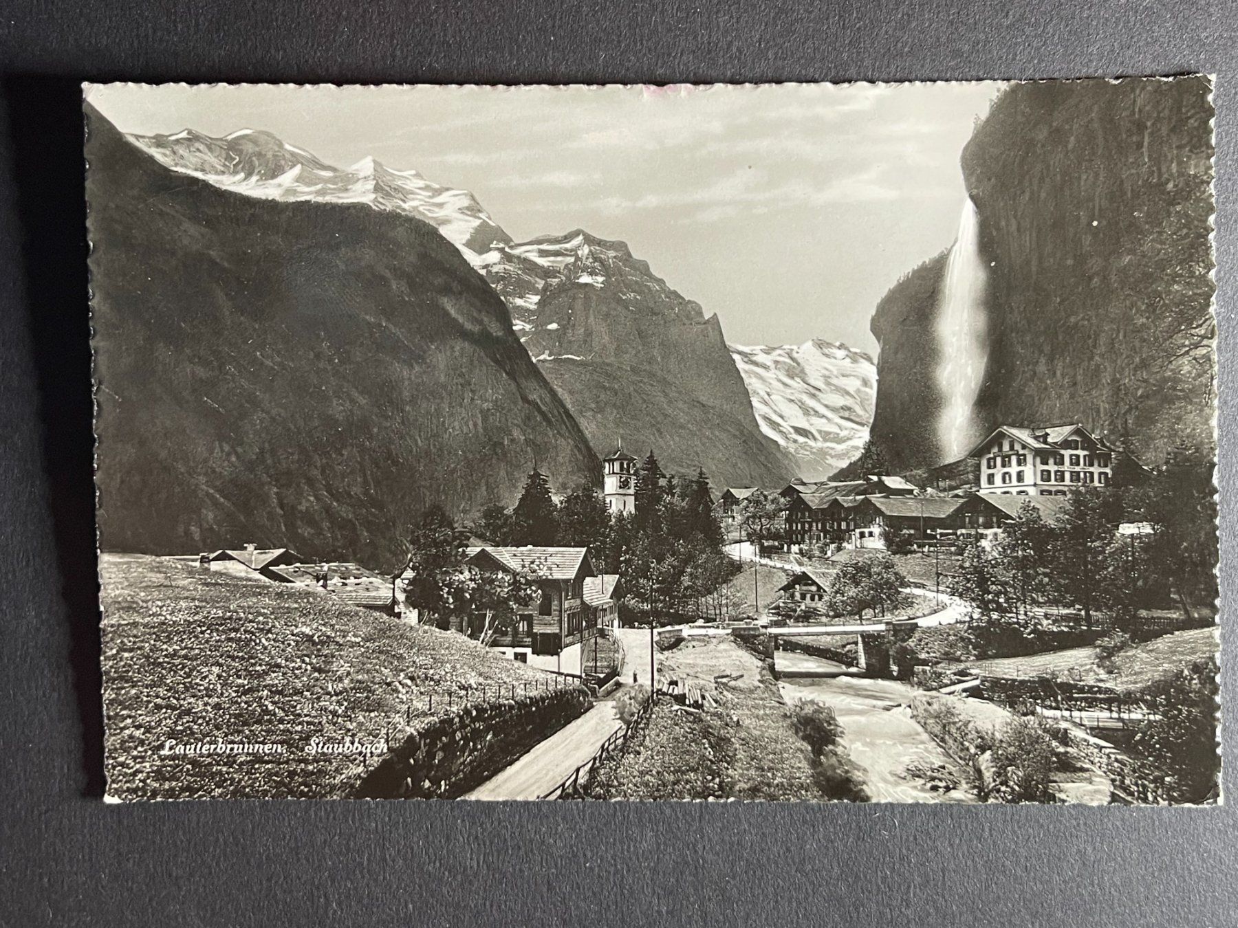 Ansichtskarten: Lauterbrunnen - Staubbach – Gebraucht aus Steg VS von _vinci_