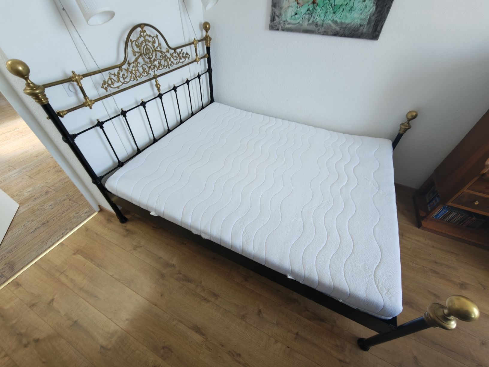 Betten: Wunderschönes Metall-/Messingbett | Jugendstil-Stil – Gebraucht aus Müllheim Dorf von Firstswiss 2