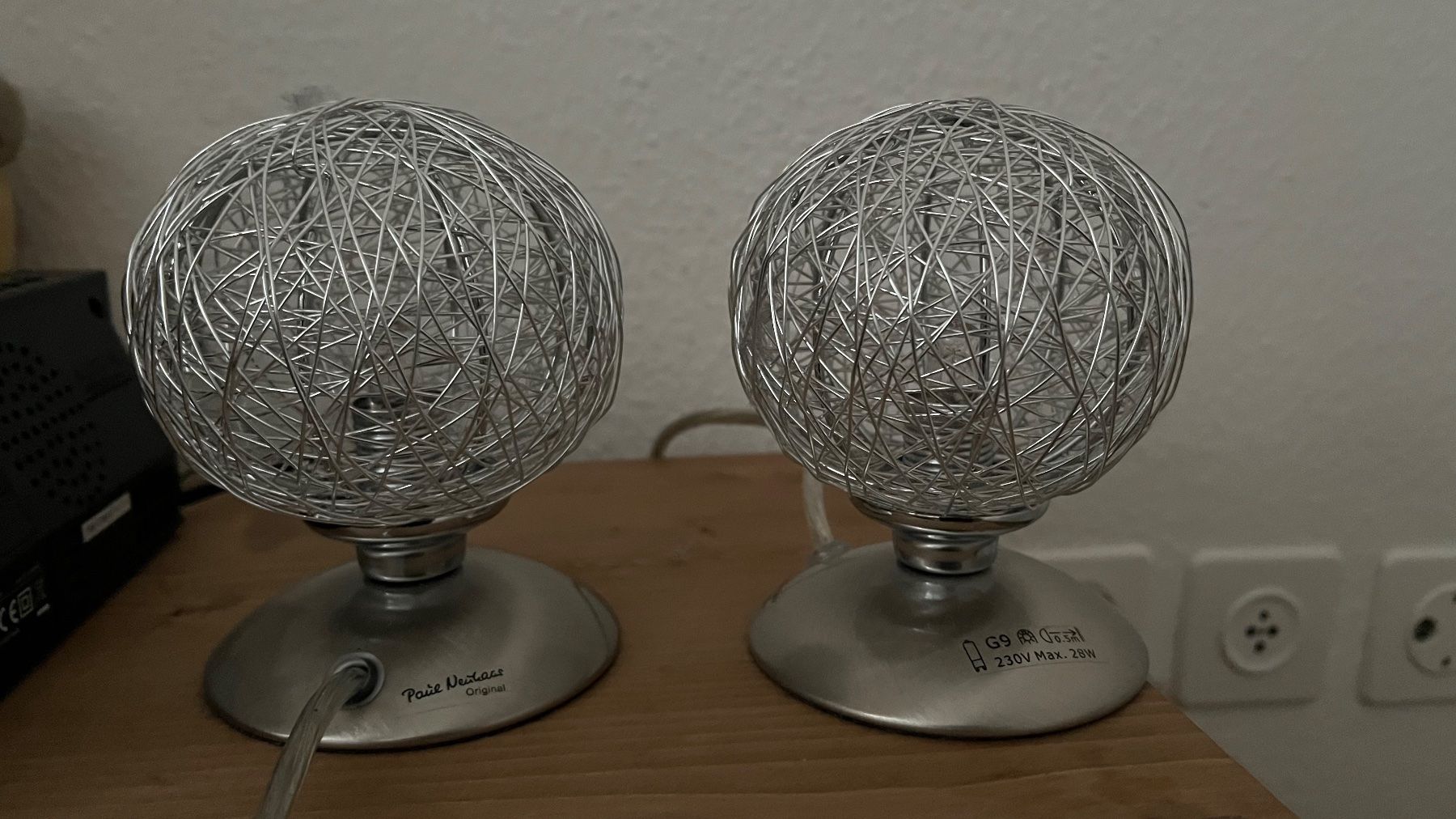 Comodini: Zwei Nachttisch Lampen – Nuovo (secondo la descrizione) da St. Gallen venduto da beaverhouse 6