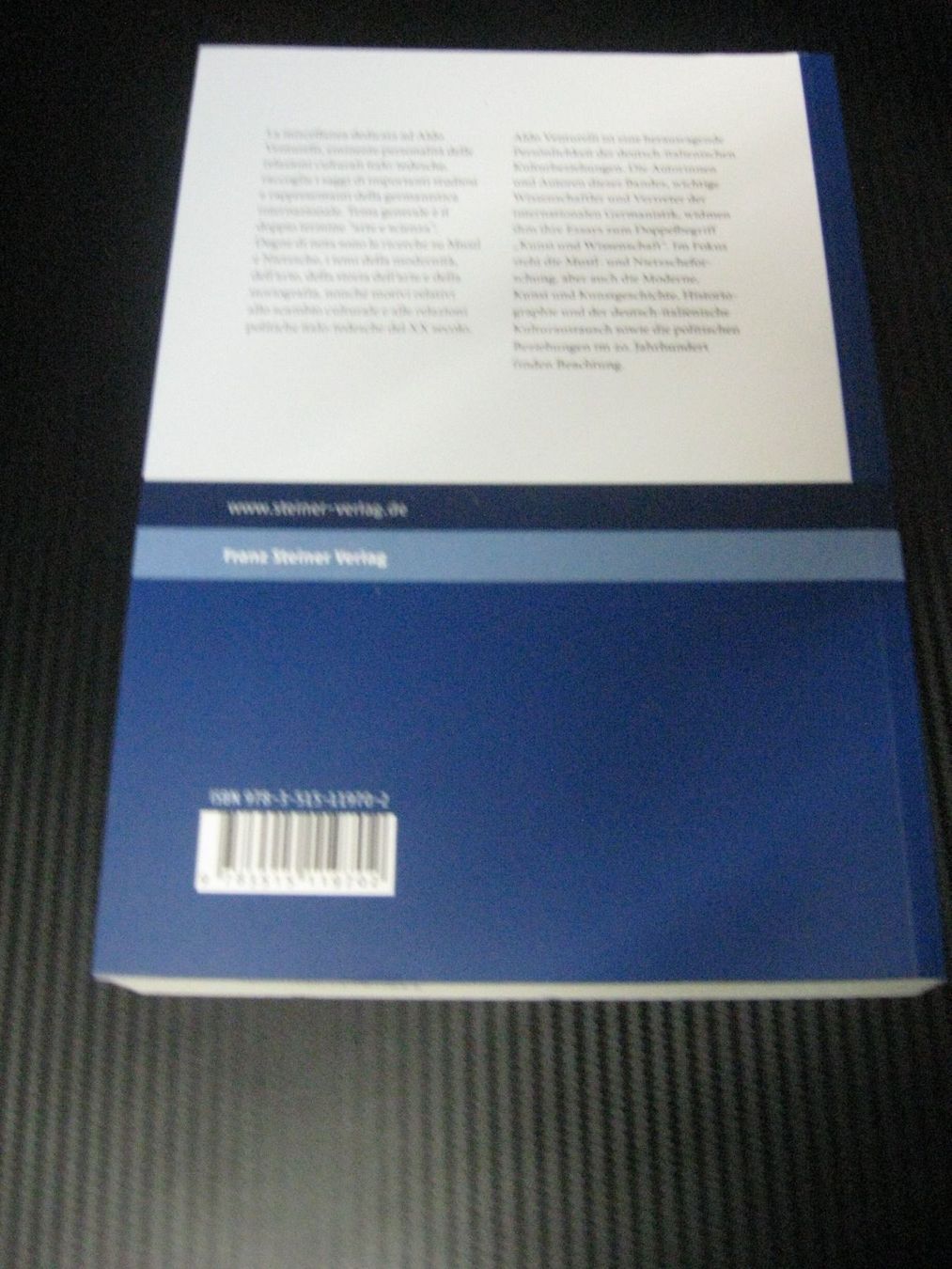 Libri: Arte e Scienza / Kunst und Wissenschaft – Nuovo (secondo la descrizione) da Niederhasli venduto da thozam 1