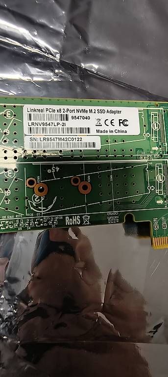 Lecteurs & Adaptateurs: Linkreal NVME adapterkarte – D'occasion à Zweidlen par jasko_