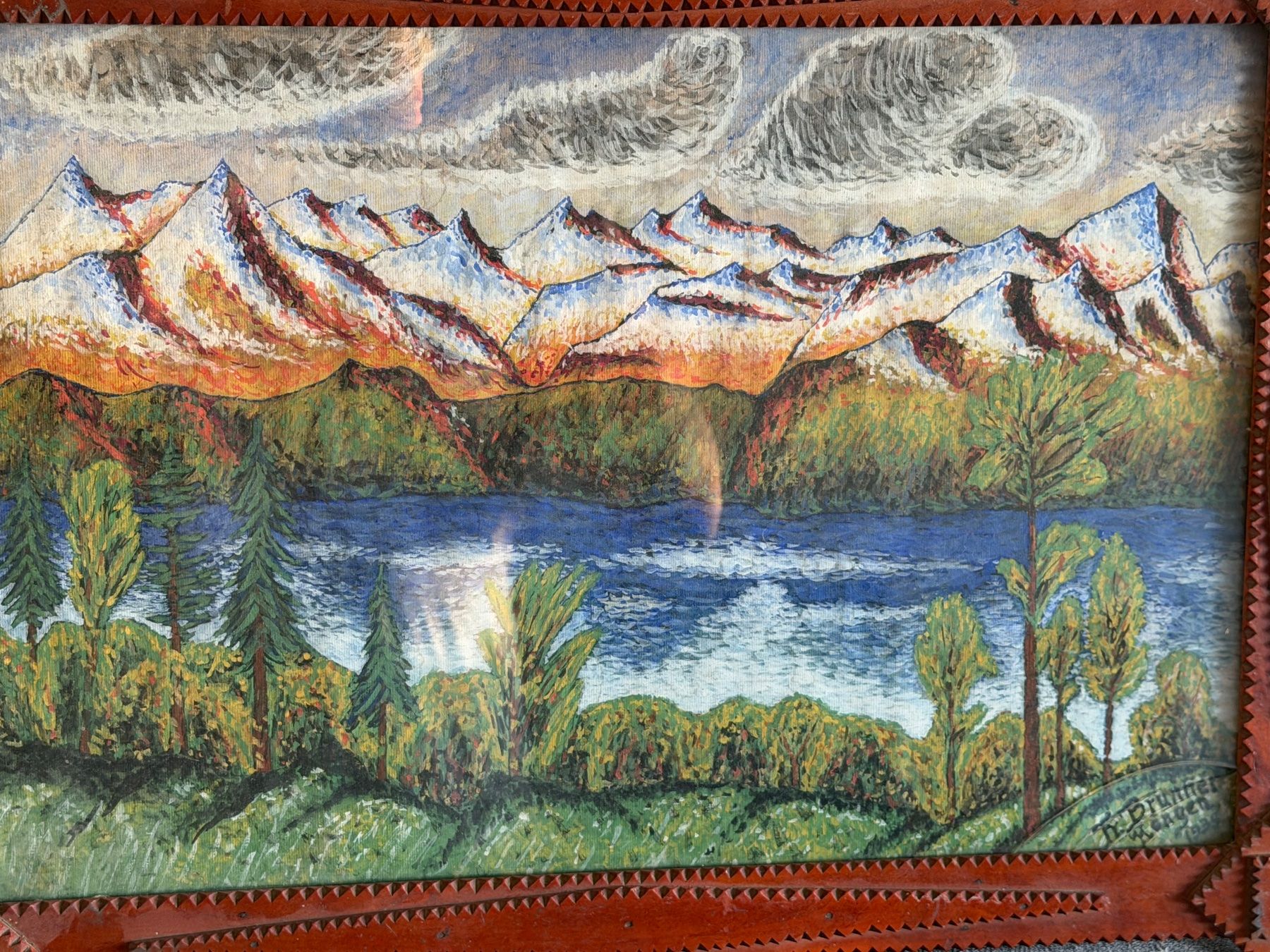 Dipinti: FRITZ BRUNNER Original Gemälde – Usato da Basel venduto da PAUL_ART 1