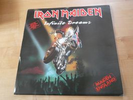 IRON MAIDEN Infinite Dreams  ETCHED - UK 1989 - Poster Cover