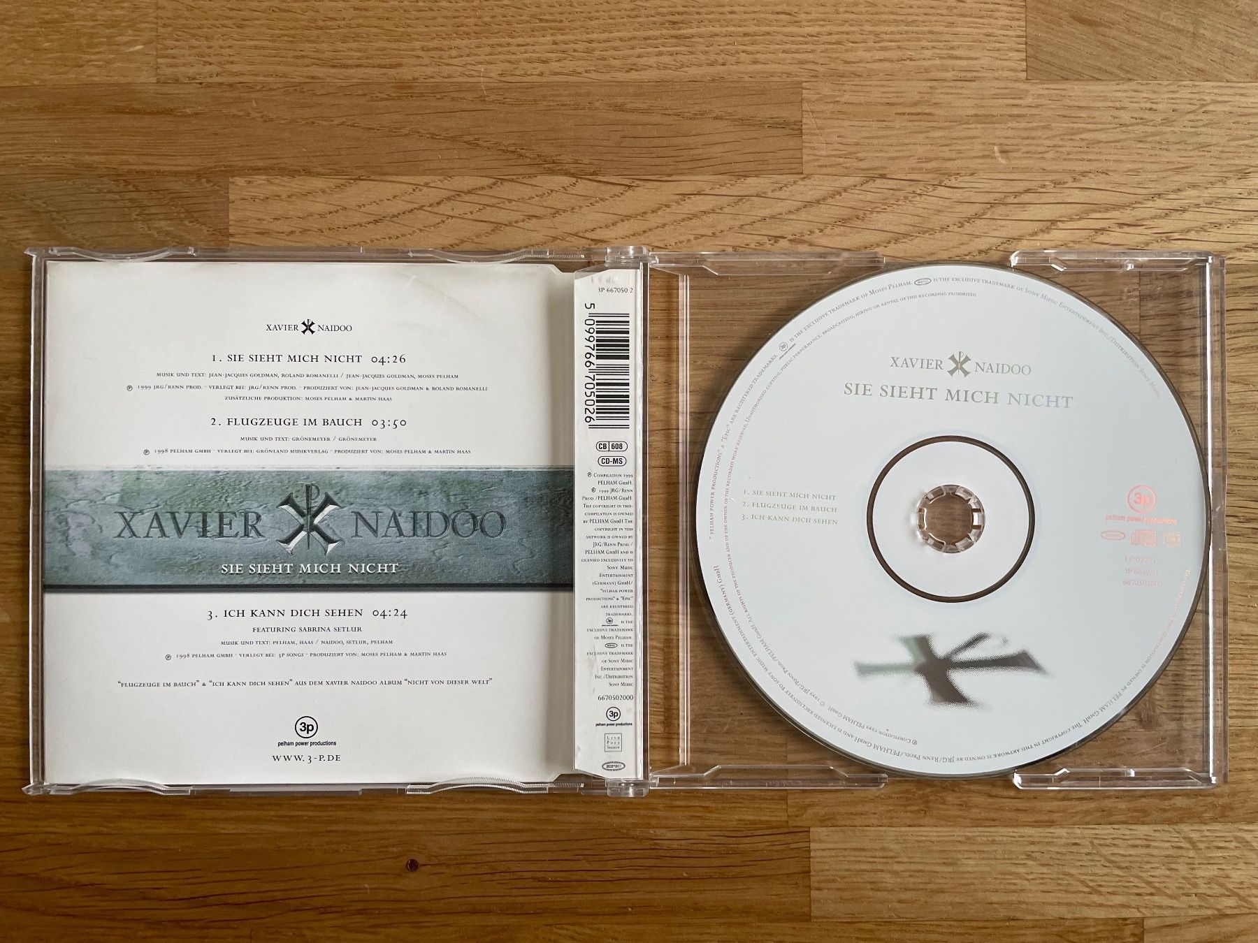 CDs: CD / Single - Xavier Naidoo - Sie sieht mich nicht - 1999 – Gebraucht aus Winterthur von Secondhand-Family 2