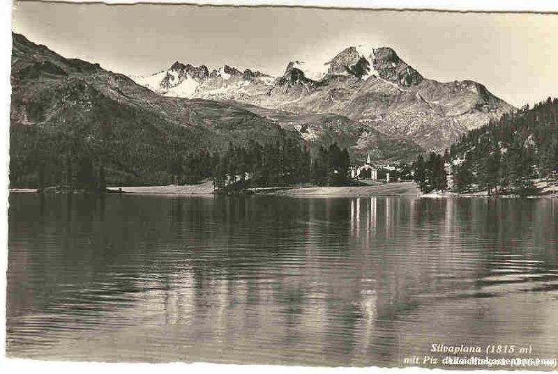 Cartoline postali: Silvaplana + 1959 – Usato da Emmenbrücke venduto da teestube