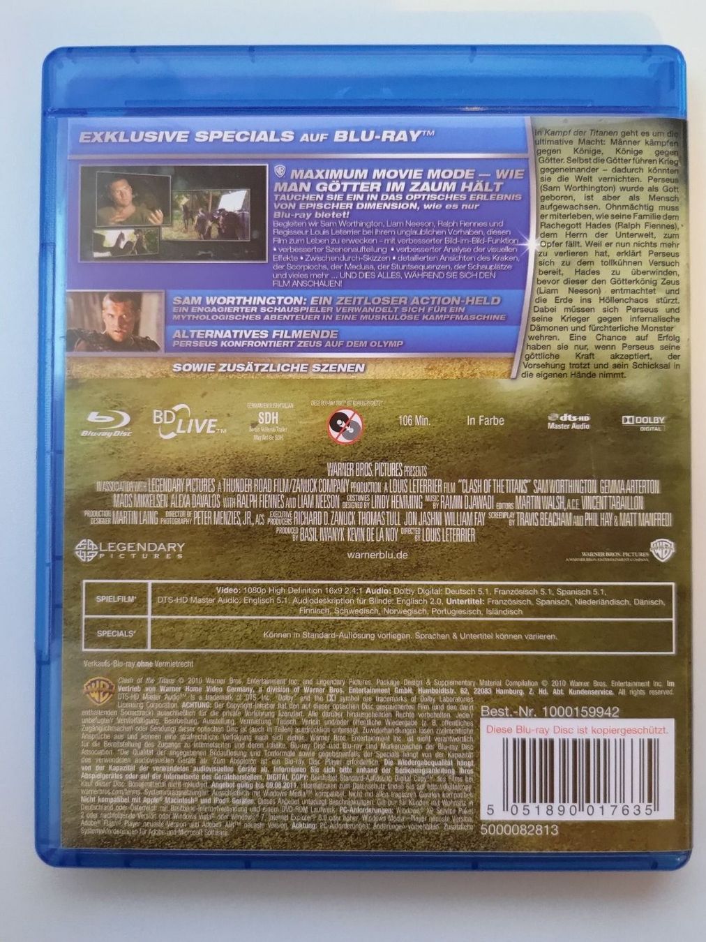 Tutti i DVDs: Kampf der Titanen – Usato da Liestal venduto da Kratzilla 2