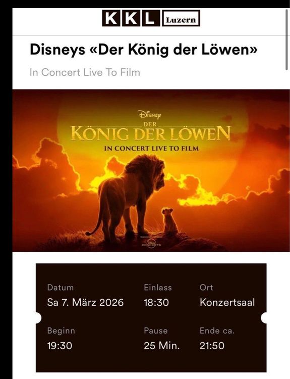 Konig Der Lowen Familienticket