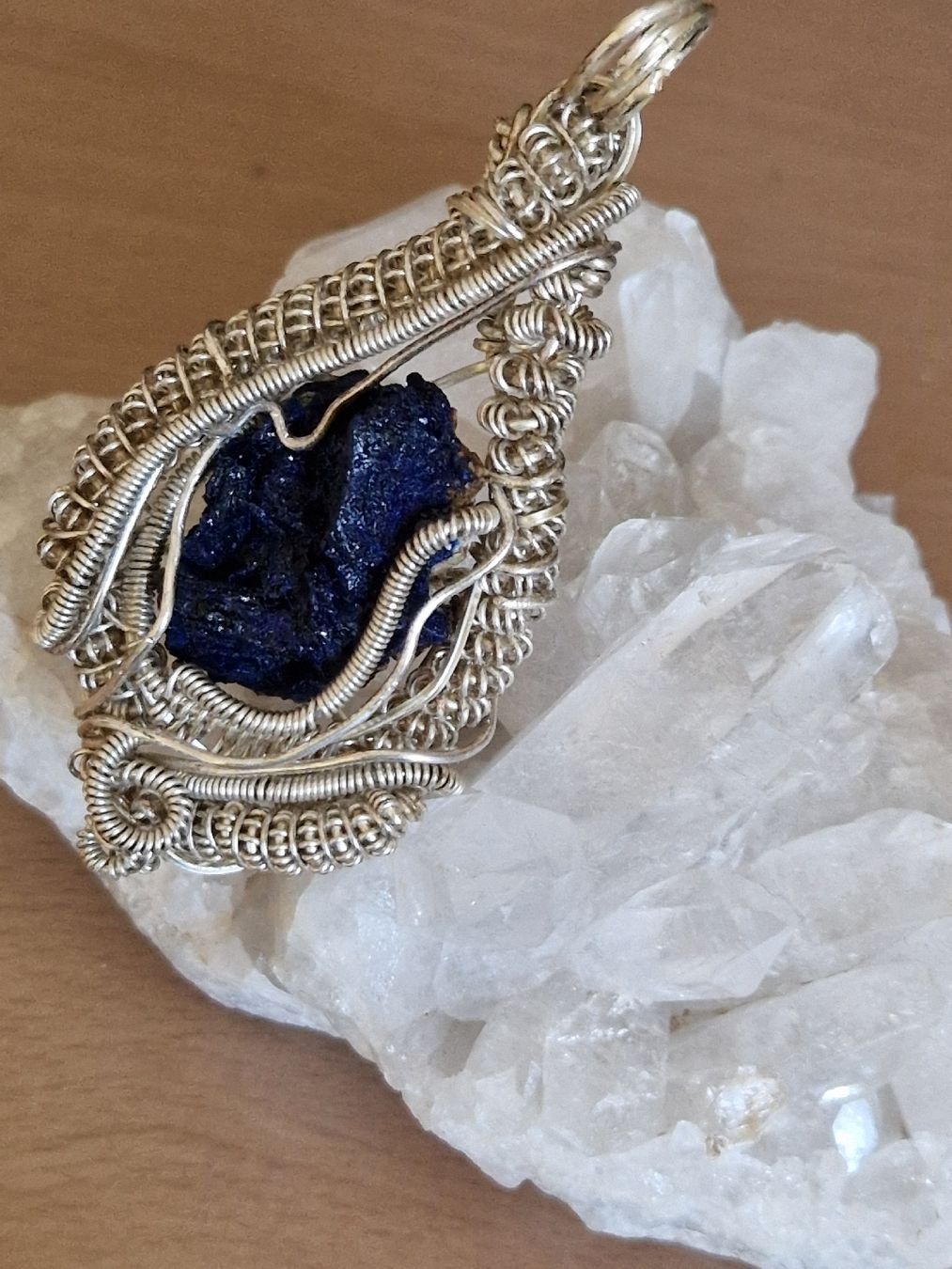 Ciondoli: Splendide pendentif AZURITE, artisanat lithothérapie – Nuovo (secondo la descrizione) da SAXON venduto da Mariposita1428 8