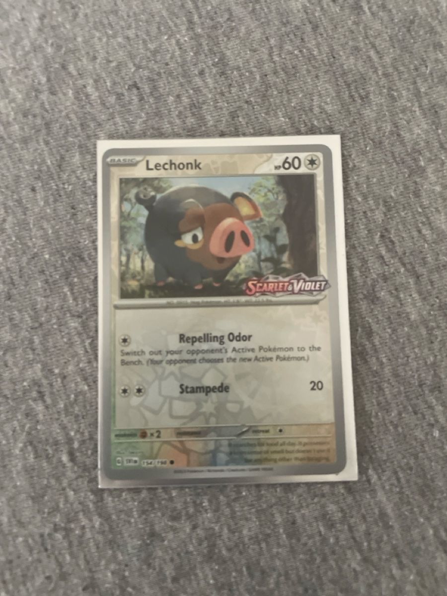 Pokémon Sammelbilder & Trading cards: Lechonk Scarlet & Violet – Neu (gemäss Beschreibung) aus Flawil von Duft-Alchemist
