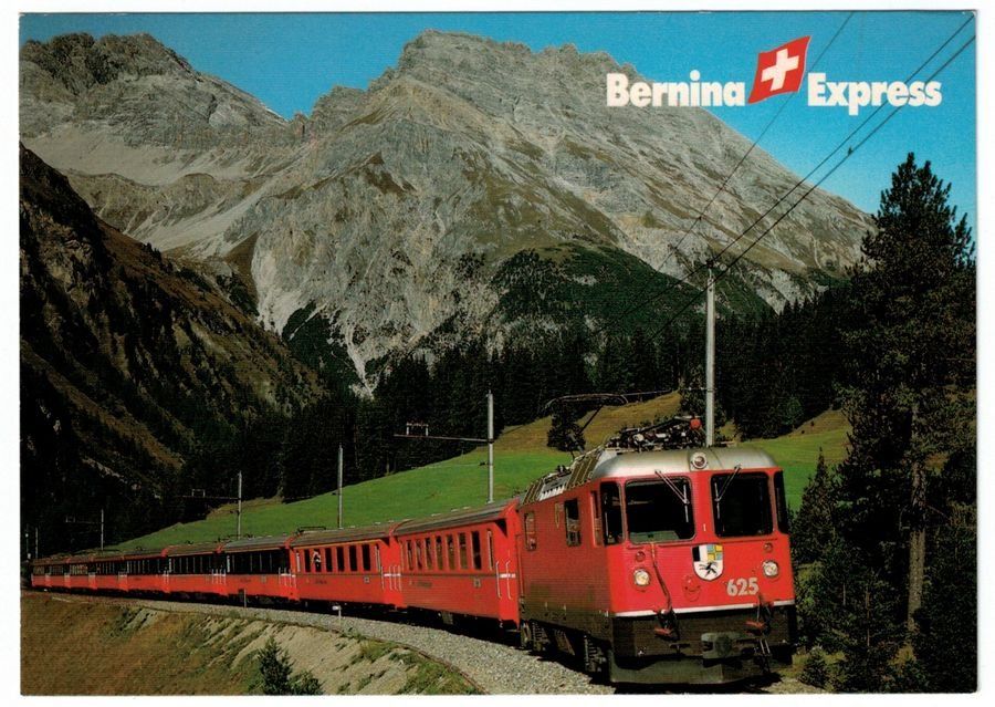 Cartoline postali: Bernina-Express bei Preda – Usato da Frauenfeld venduto da POML