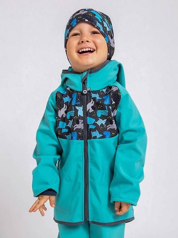 Giacche: Kinder Softshelljacke ohne Futter Basic, Hunde 110/116 – Nuovo e nell'imballaggio originale da St-Prex venduto da kaz_2kyk 1