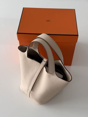 Hermès Picotin 18 nata mit Box  wie neuwertig Full Set