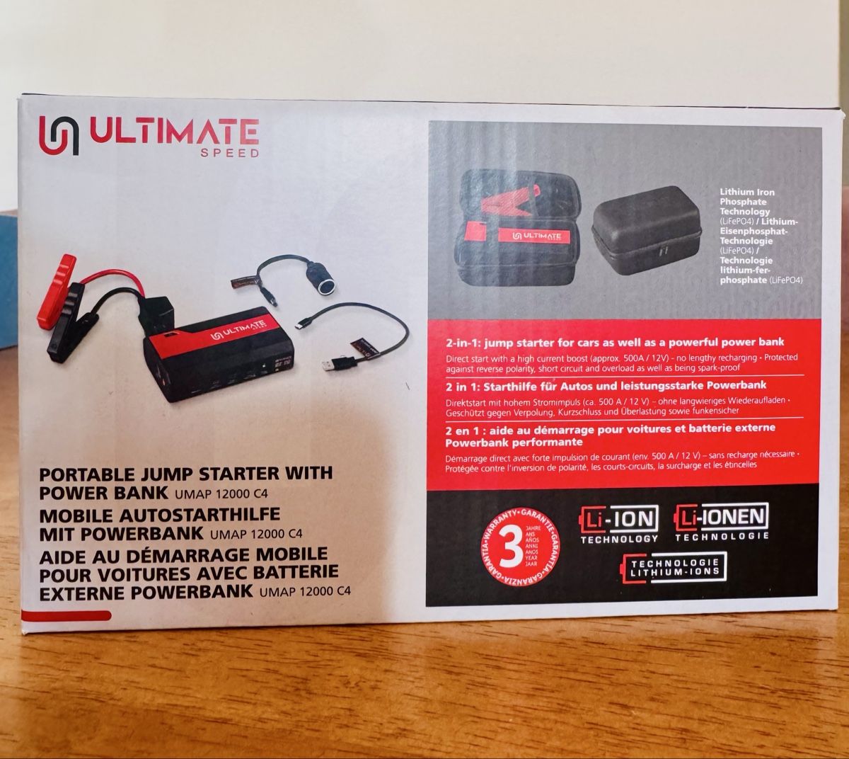 Caricabatterie: Mobile Autostarthilfe mit Powerbank 🔋 – Nuovo e nell'imballaggio originale da Dietikon venduto da M.Koluman 2