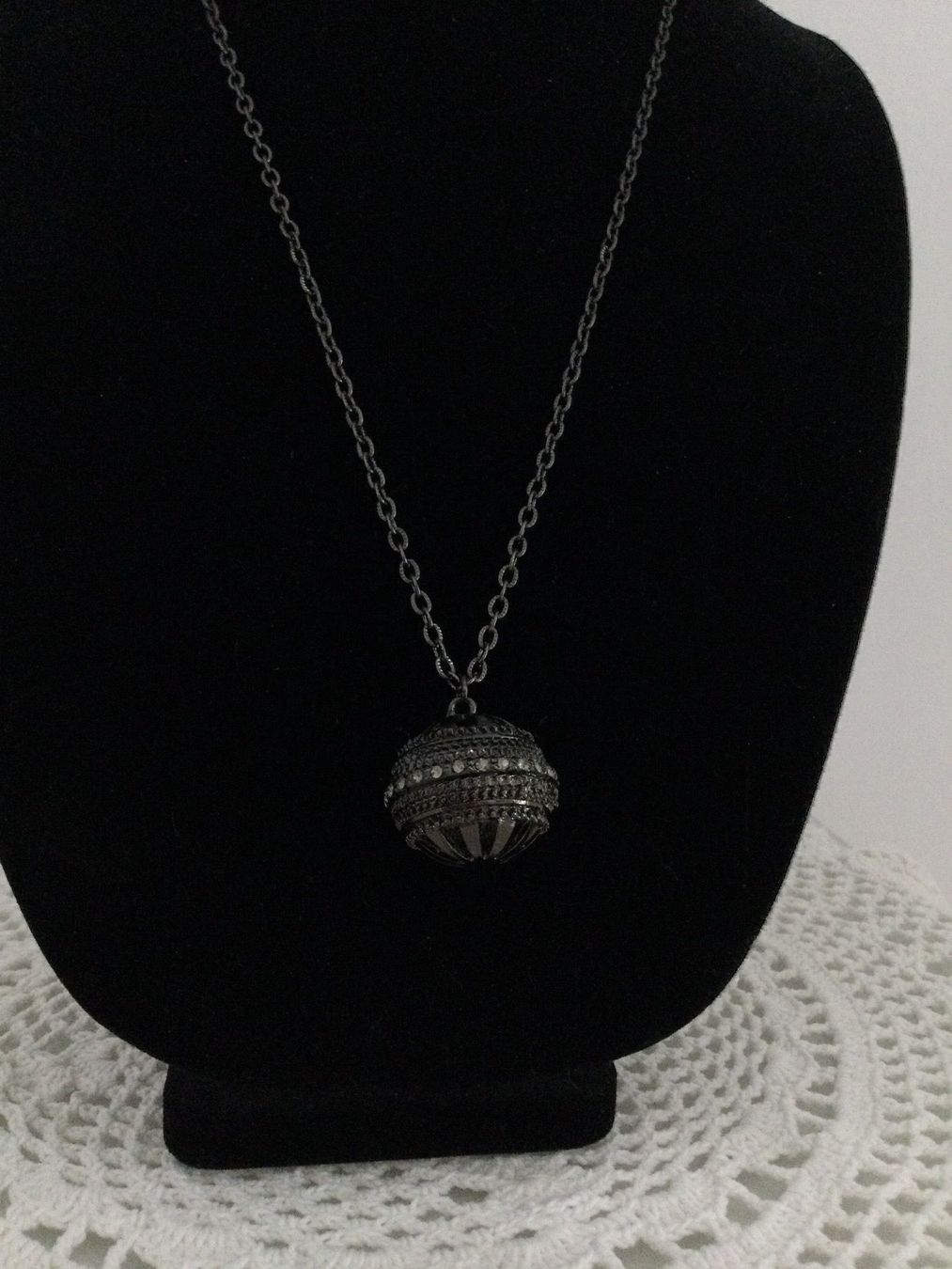 Catenine: Collier avec sphère & strass, 33-36cm, NEUF – Nuovo e nell'imballaggio originale da Agiez venduto da chouchanelle 8