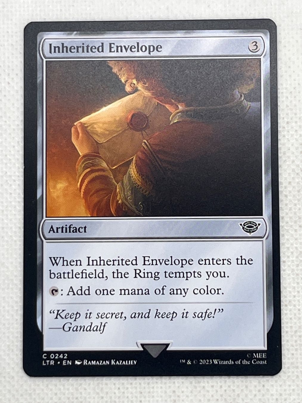 Magic The Gathering Cartes à collectionner: Magic The Gathering Karte Inherited Envelope – D'occasion à Hinterkappelen par Kim1992