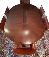 Grande table extensible design - années 1980