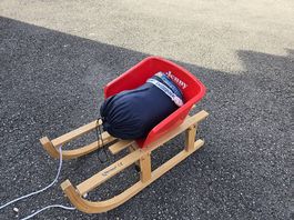 Luge avec chancelière et siège bébé