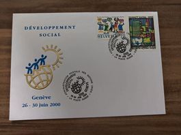 Combo FDC Développement Social 26.-30.6.2000,Genève UNO/CH