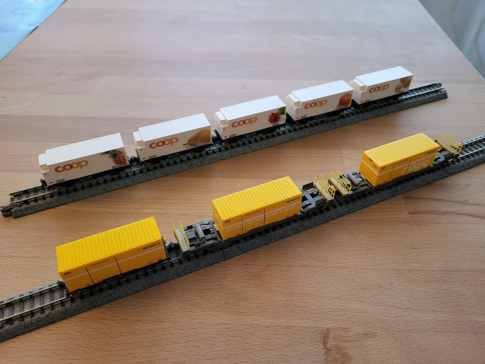 Kato N - Vagões de Carga RhB, 8 Car Set: 10-1731 - B52 Online
