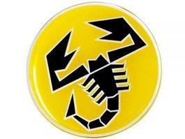Abarth Skorpion 3D Aufkleber Sticker Durchmesser 44mm NEU