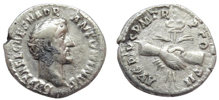 Tutti le monete: ANTONINUS PIUS silber denar – Usato da La Sarraz venduto da classicworldcoins