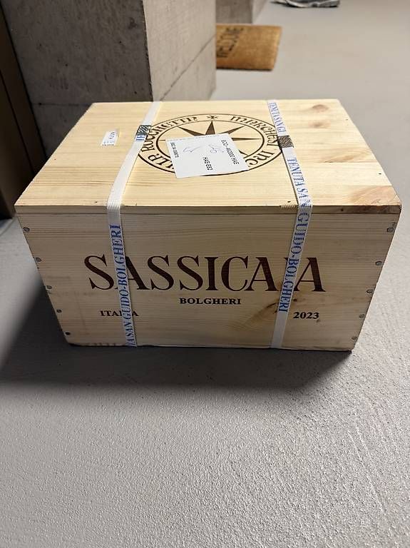 Sassicaia Vino: Sassicaia 2023 – Usato da Wettingen venduto da RDI_