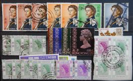 Hong Kong British Lot mit alten Werten