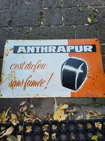 Blechschild alt