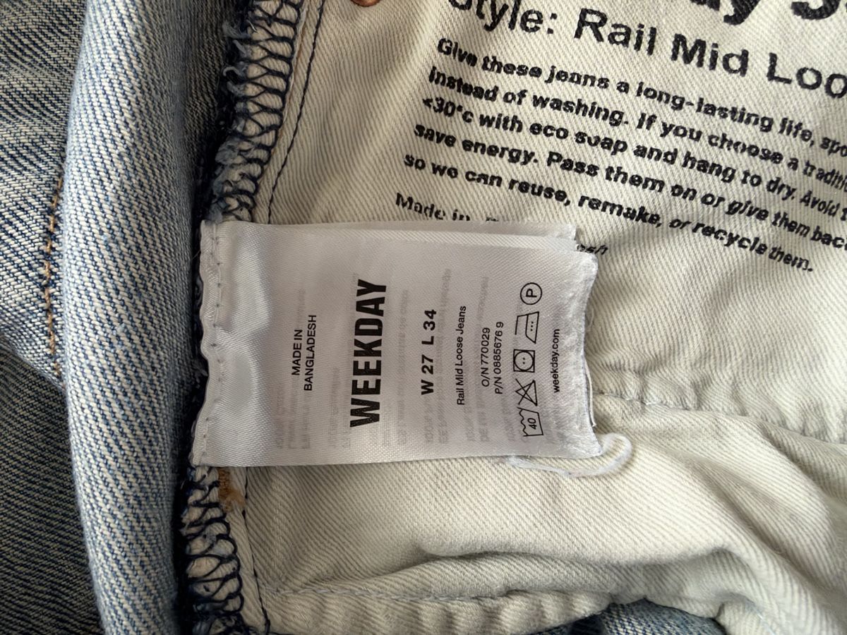 Weekday Jeans: Jeans Weekday Rail – Usato da Chavannes-Renens venduto da blissmo 4