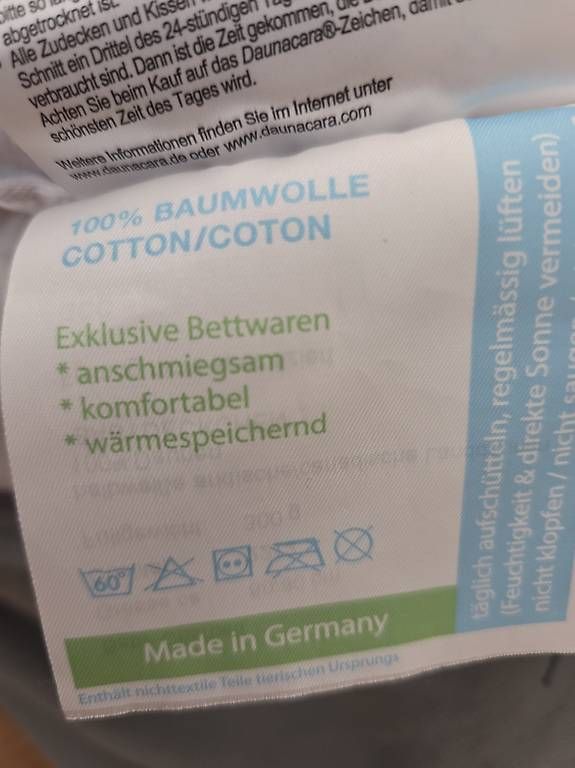 Coperte: 2x Baby Daunendecken 80x80 – Usato da Oberrohrdorf venduto da nad_9cxj 3