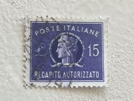 Italia Briefmarke