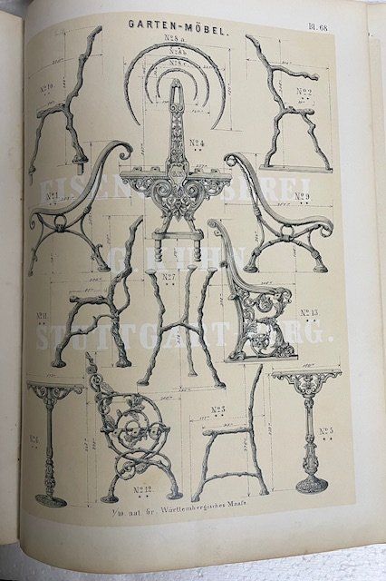 Bücher: Antikes Musterbuch Eisengiesserei G.Kuhn – Gebraucht aus Oberrieden von Ket25 6