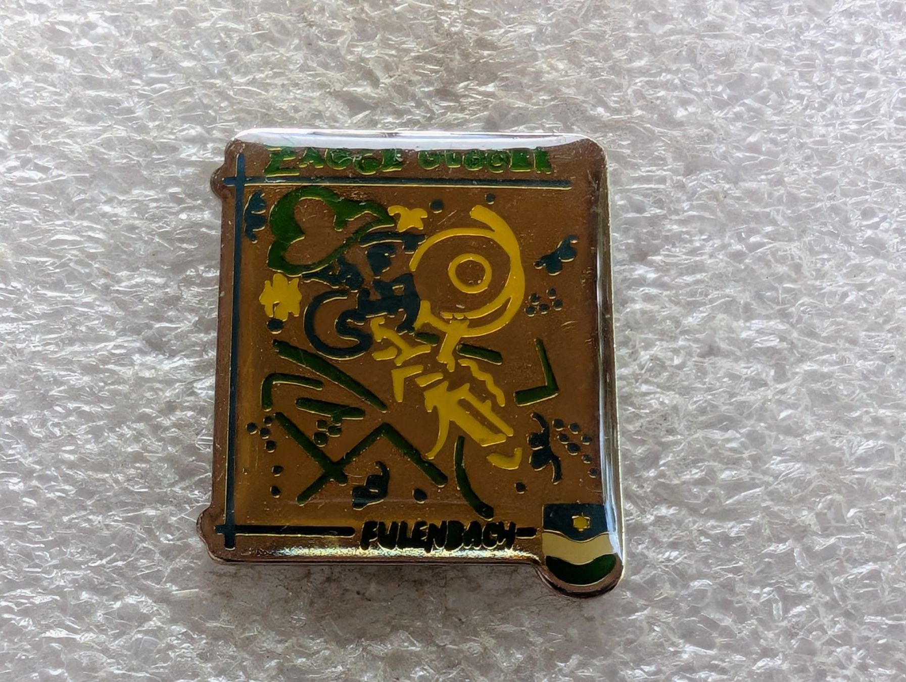Plaketten & Abzeichen: Ansteckpin 221: Gugge Fulenbach – Gebraucht aus Oppligen von Pin-Fall-Shop