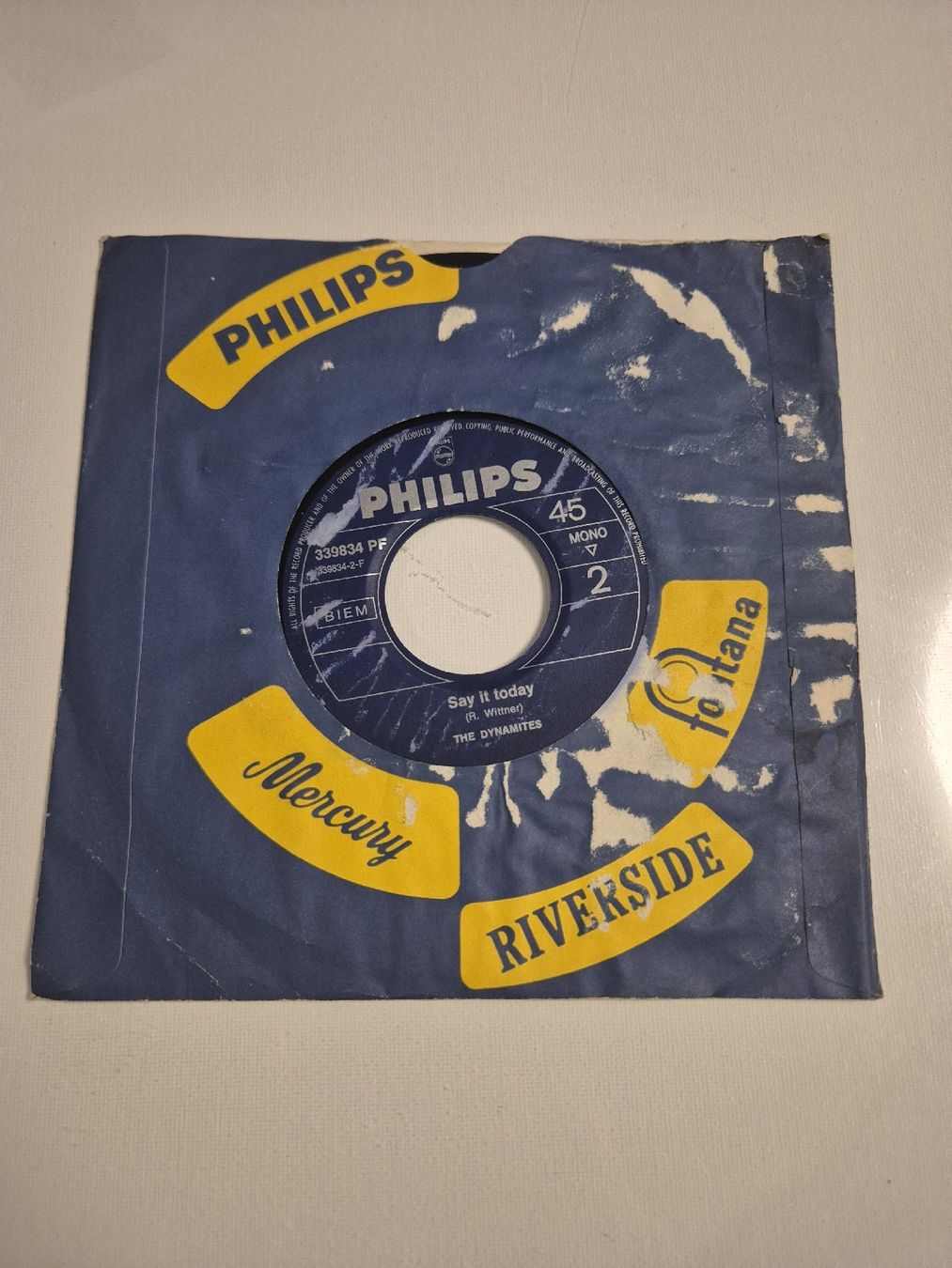 Schallplatten: The Dynamites -  Right Down / Say it today - Single , CH – Gebraucht aus Uster von newwave0 1