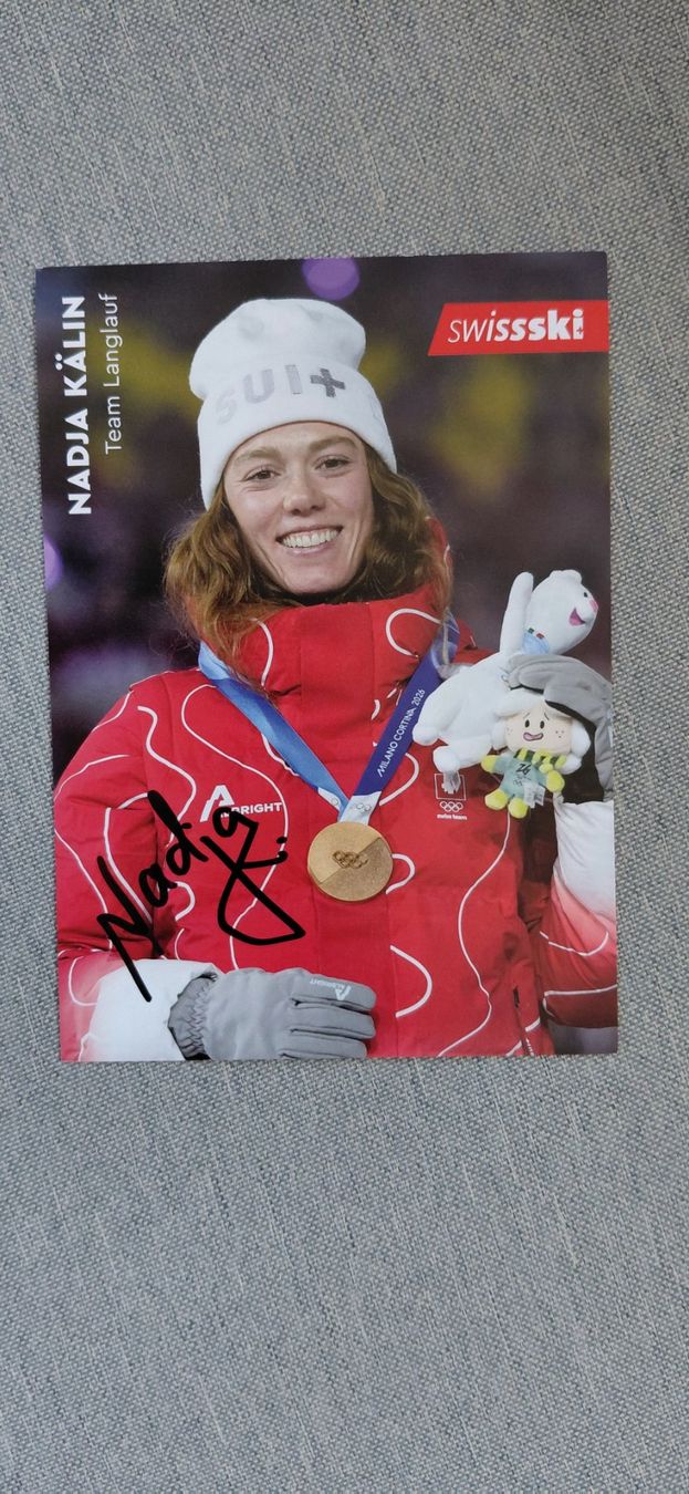 Autogramme: Autogrammkarte Nadia  Kälin – Gebraucht aus Schmerikon von Olympia04