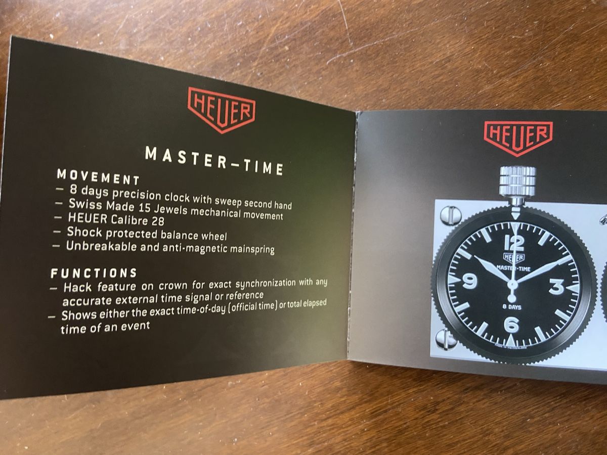Tag Heuer Orologi: Heuer Rally-Master Chronomètre  avec Auto-Rally – Nuovo e nell'imballaggio originale da Domdidier venduto da hja_b7b2 2
