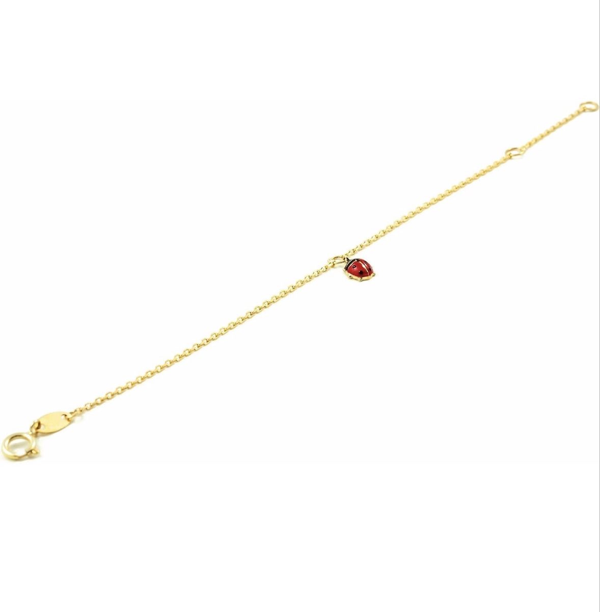 Armbänder & -reifen:  Marienkäfer 9K Gelbgold Armband  – Neu und originalverpackt aus Hemmental von MeinGold1 2