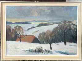Markus Jenzer attr. Jura huile sur toile