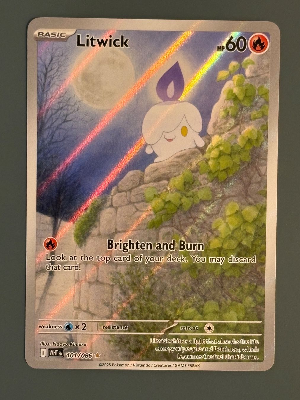 Pokémon Sammelbilder & Trading cards: Litwick 101/086 - WHT - ENG – Neu (gemäss Beschreibung) aus Seewen SZ von Pokeace93